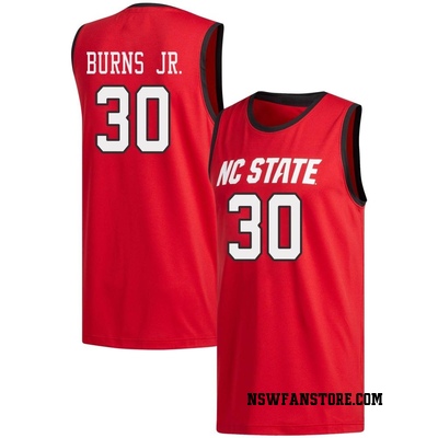 Men's DJ Burns Jr. NC State Wolfpack Replica Basketball Jersey - Red