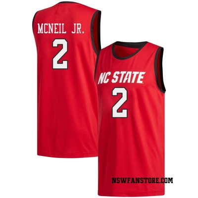 Men's Paul McNeil Jr. NC State Wolfpack Replica Basketball Jersey - Red