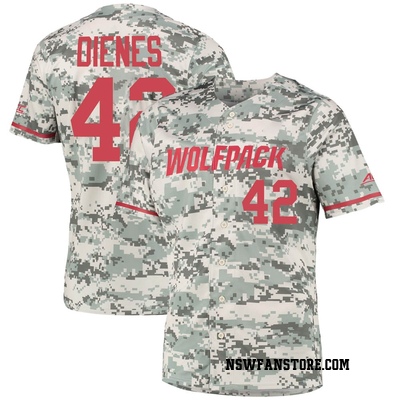 Women's Jacob Dienes NC State Wolfpack Replica Baseball Jersey - Camo