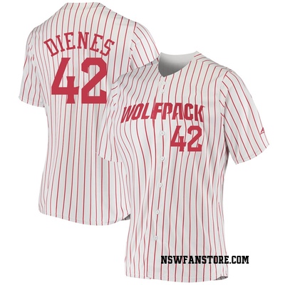 Women's Jacob Dienes NC State Wolfpack Replica Baseball Jersey - White