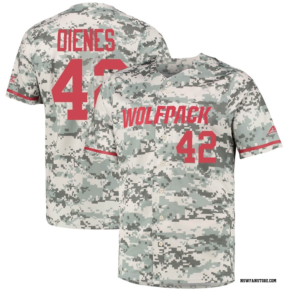 Youth Jacob Dienes NC State Wolfpack Replica Baseball Jersey - Camo