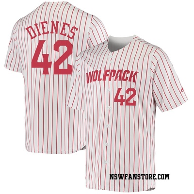 Youth Jacob Dienes NC State Wolfpack Replica Baseball Jersey - White